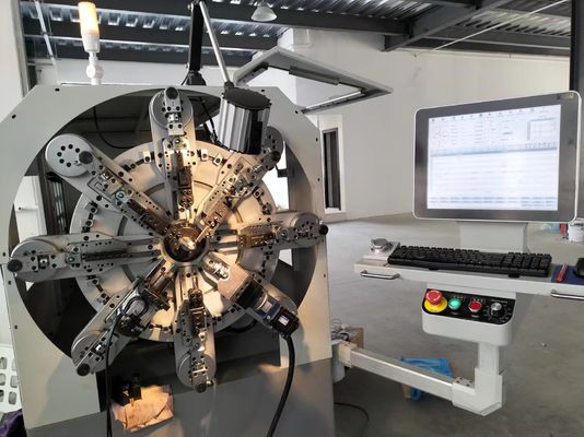 Máy lò xo CNC hiệu suất cao 0,3-2,5mm Máy cuộn đa chức năng