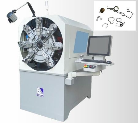 Multi-Function CNC Spring Machine with 12 Axes Servo Motors 0.3-2.5mm Wire Size and 9.35kw Power