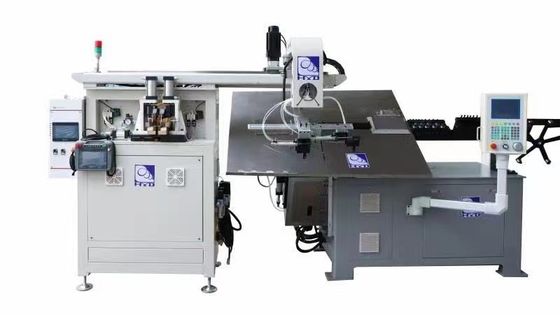 Automatic 2D Wire Bending Machine with Dedicated CNC Computer 8.6kW Power and Max Wire Feed 10000.0mm