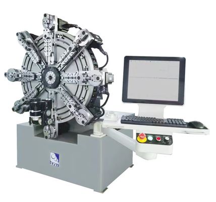 Máy làm xuân xoắn căng máy tính với hệ thống mười hai trục