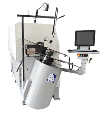 Máy nghiền dây xuân được điều khiển bằng máy tính và máy tạo hình cho dây thép 2-8mm