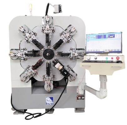 12-14 Trục Máy sản xuất lò xo CNC tự động 1 đến 4mm Hệ thống cuộn