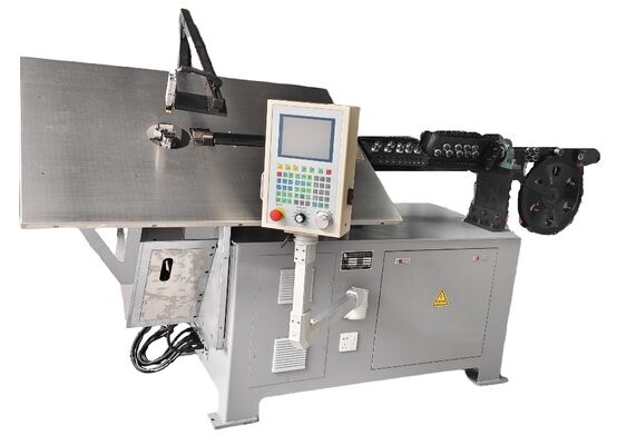 Máy uốn dây tự động 2D độ chính xác cao 2.5-10.0MM 4-5 trục đầu xoay có động cơ cho ngành công nghiệp ô tô