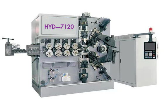 Máy Cuốn Lò Xo CNC Đa Năng Tự Động 7 Trục, Động Cơ Lõi 6-16mm cho Ngành Kim Loại & Luyện Kim