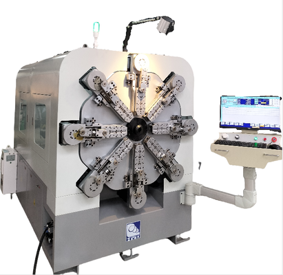 Camless tự động Spring máy, máy cuộn mùa xuân với mười hai trục