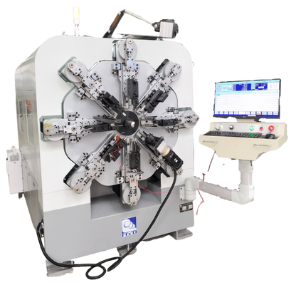 Camless tự động Spring máy, máy cuộn mùa xuân với mười hai trục