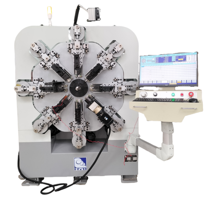 Máy lò xo CNC tiết kiệm năng lượng Tối đa mười bốn trục Cung cấp điện Hệ thống 380V
