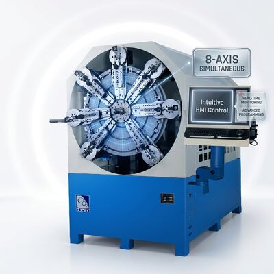 Máy lò xo CNC tiết kiệm năng lượng Tối đa mười bốn trục Cung cấp điện Hệ thống 380V