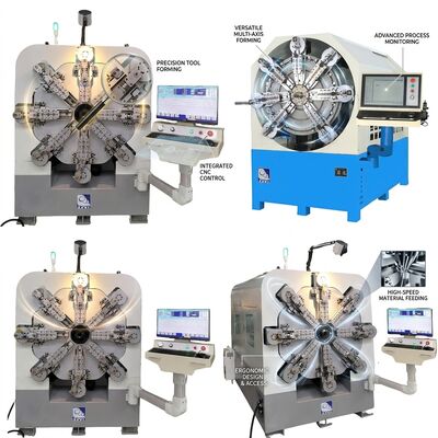 Mười hai trục Máy lò xo CNC Lò xo quay Đường kính dây 2,5mm Hệ thống