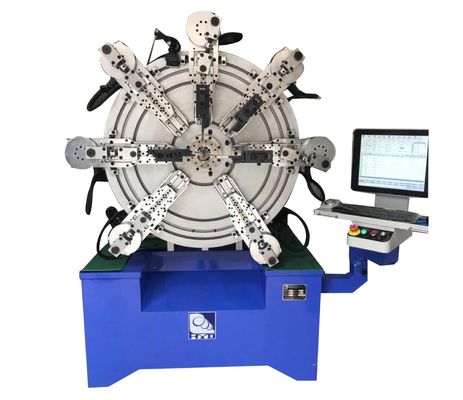Máy cuộn lò xo xoắn CNC 27KW với hệ thống mười hai trục