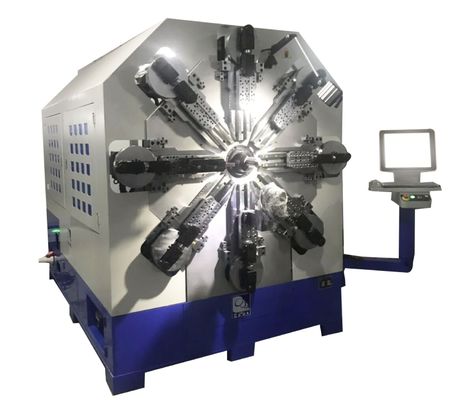 Máy làm lò xo CNC có độ chính xác cao Hệ thống động cơ servo trục đơn