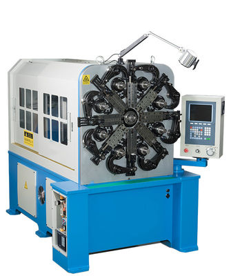 Thiết bị làm lò xo CNC Cam 4.0mm Sanyo Motor CE ISO9001 Blue Systems