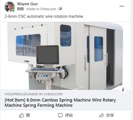 Máy tạo hình lò xo treo CNC động cơ Sanyo