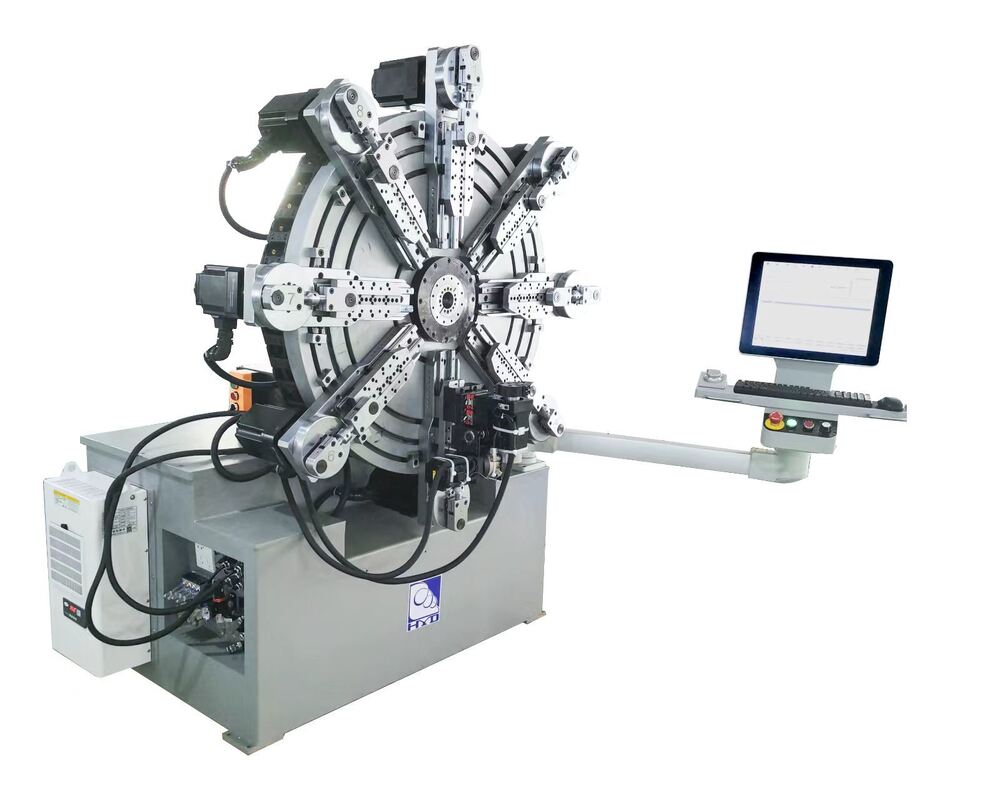 Máy Cuốn Lò Xo CNC Tự Động HYD 1.0-4.0mm Lõi Motor Không Cam cho Máy Móc Kim Loại & Luyện Kim