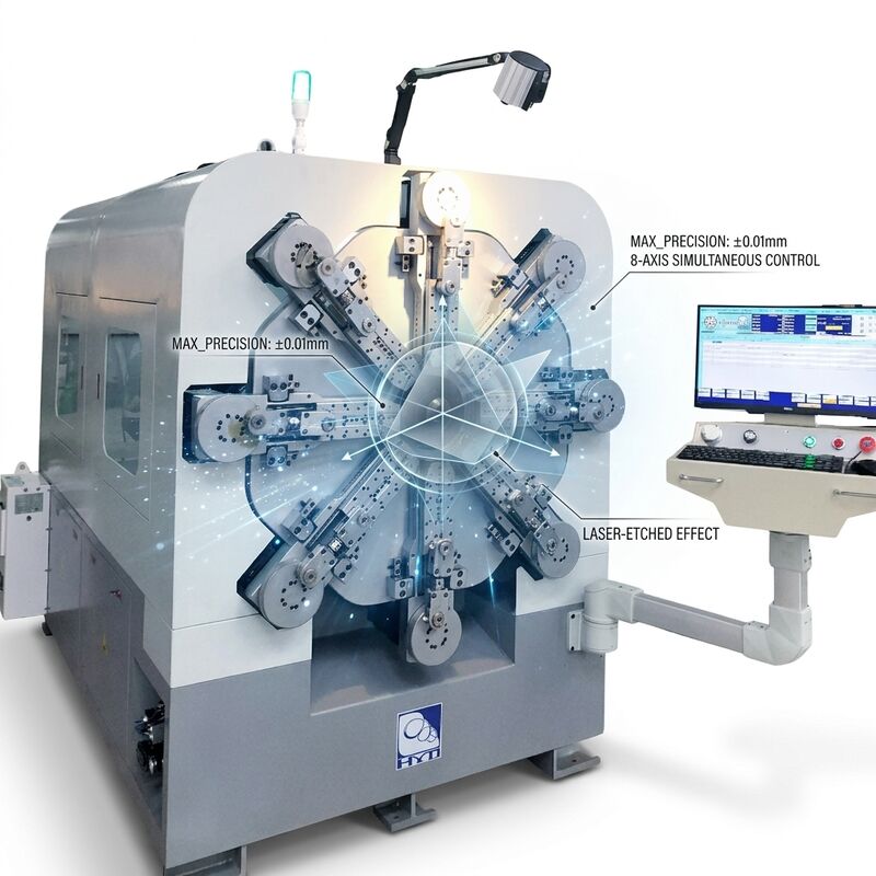 Máy lò xo CNC không cam 380V 50Hz 27KW dành cho hệ thống thép carbon 1 - 4mm