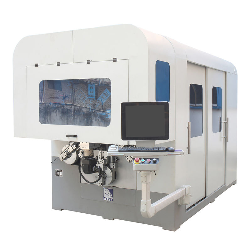 Twelve Axes Camless Wire Forming Machine For 1-4mm Diameter High Carbon Steel Wire