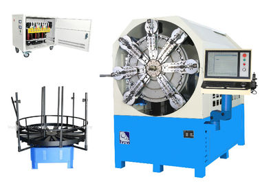 Máy sản xuất lò xo CNC quay với mười hai đến mười bốn trục
